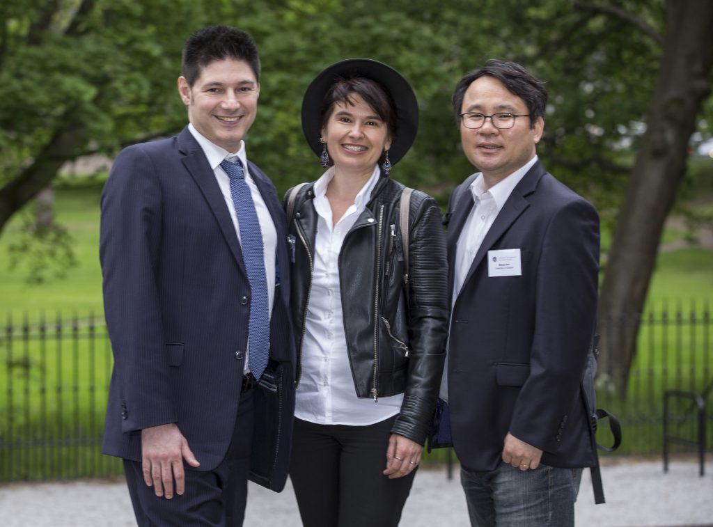 ECFC 2017 attendees outdoors with Maria Boutchkova