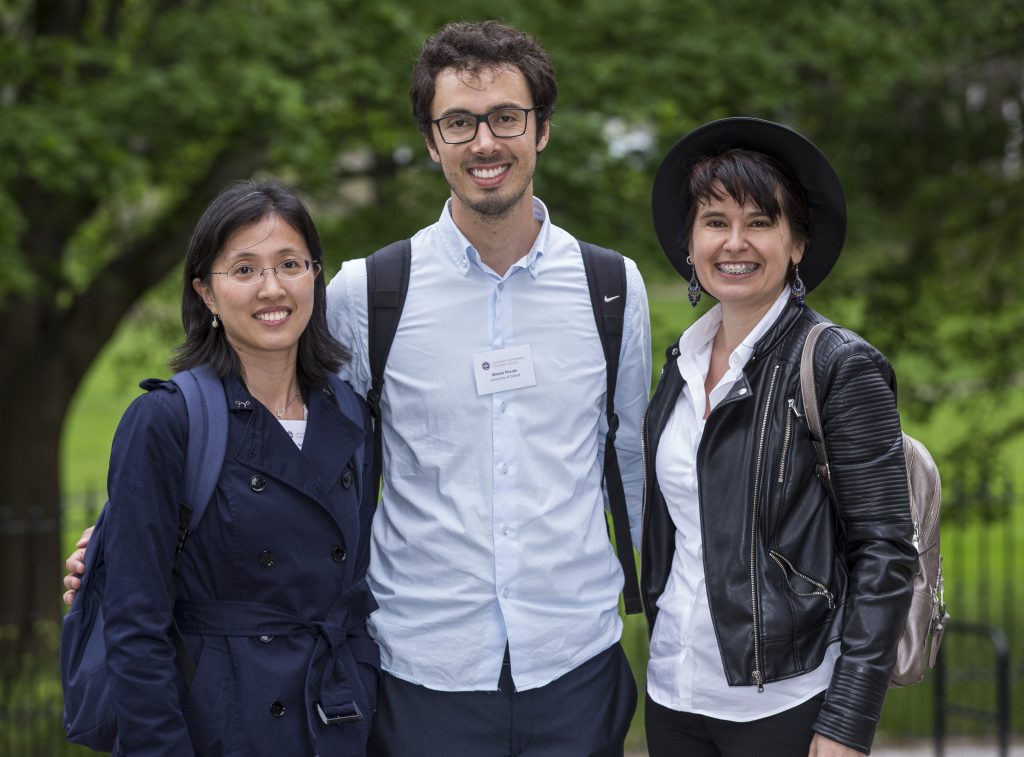 ECFC 2017 attendees outdoors with Maria Boutchkova