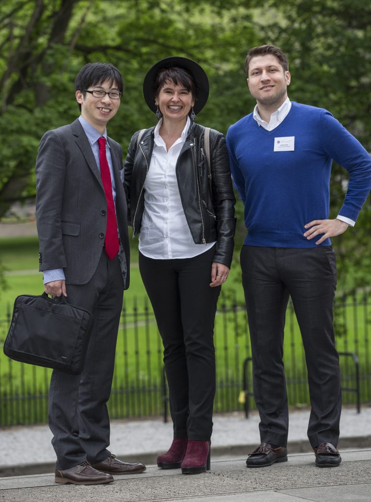 ECFC 2017 attendees outdoors with Maria Boutchkova