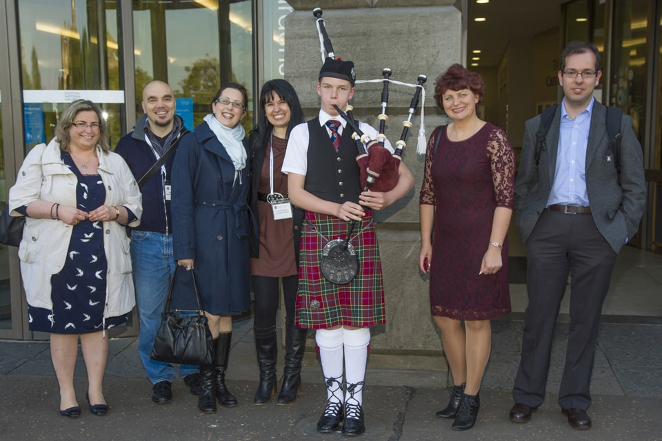 ECFC 2014 Group photo with piper