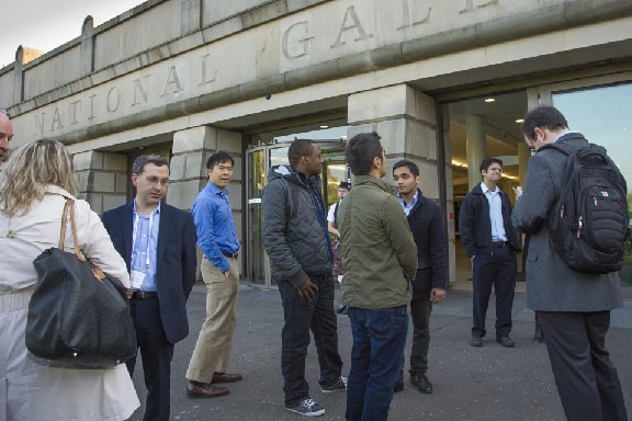 ECFC 2014 Attendees outside National Gallery of Scotland