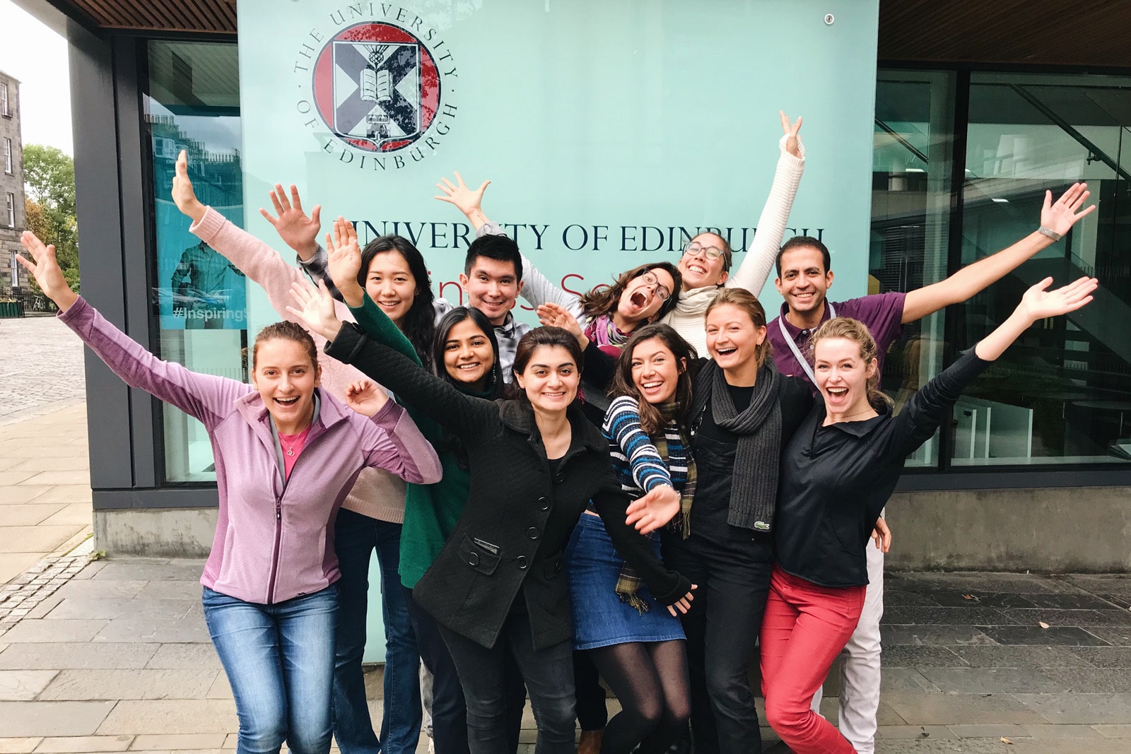 ScratchEd Maps Team outside Business School