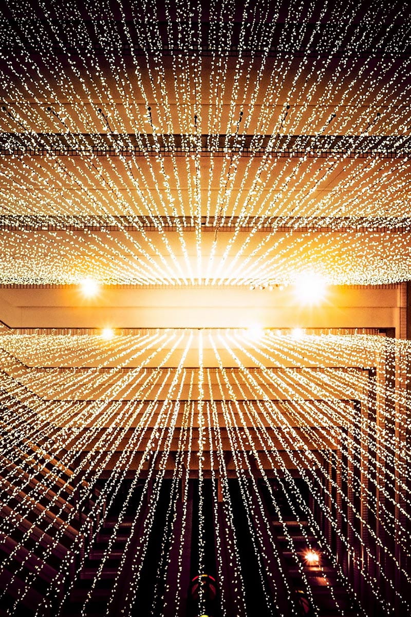 Worm's eye view photography of ceiling