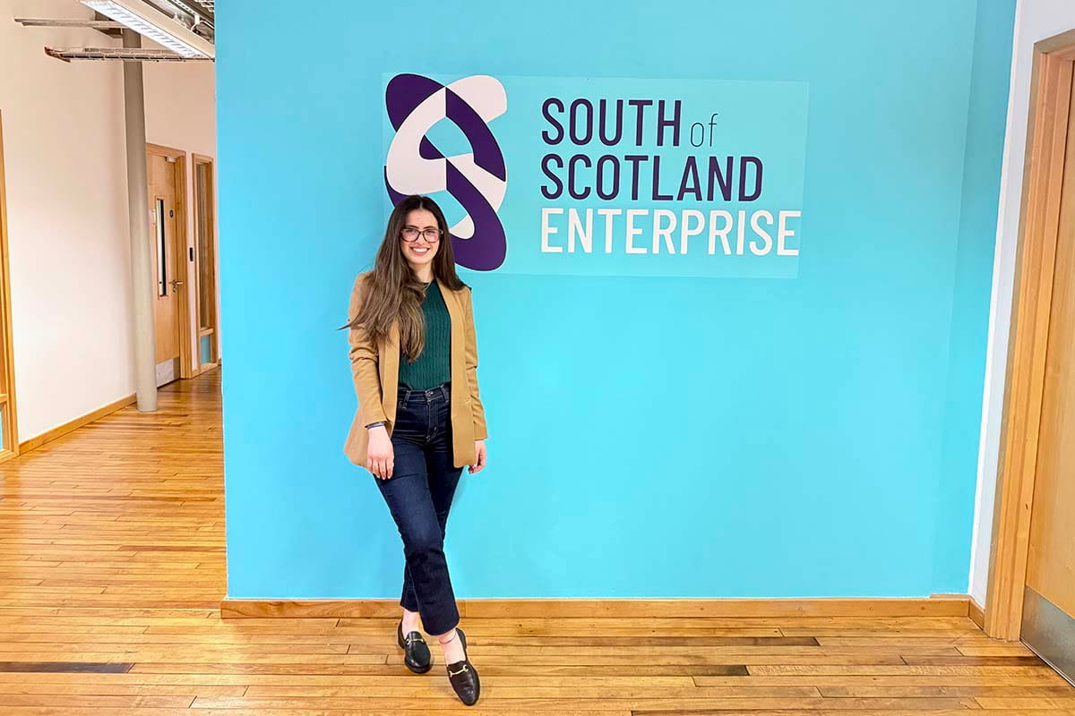 Cecilia at the South of Scotland Enterprise