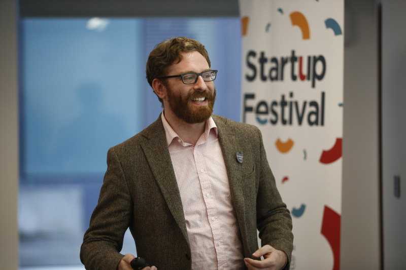 Ben Spigel at the Startup Festival