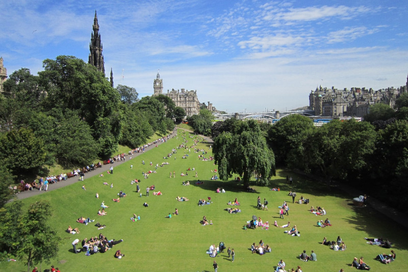 Edinburgh Princes Street Gardens