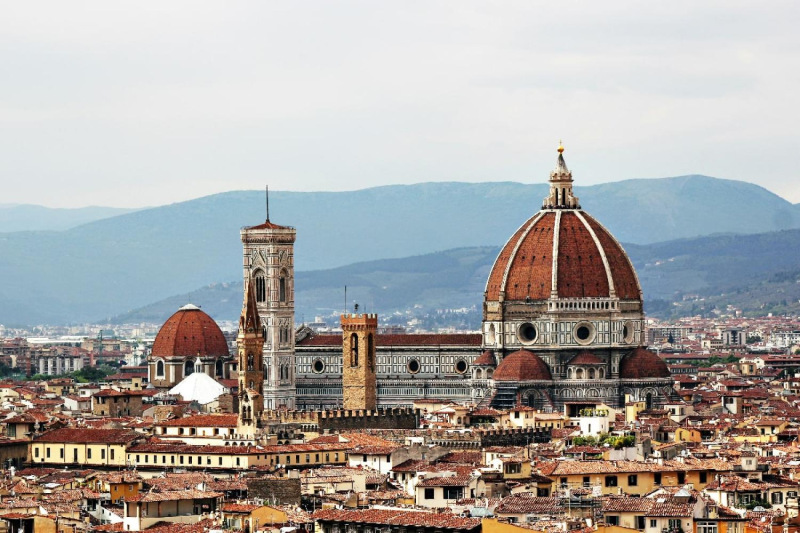 Cityscape of Florence including Florence Cathedral