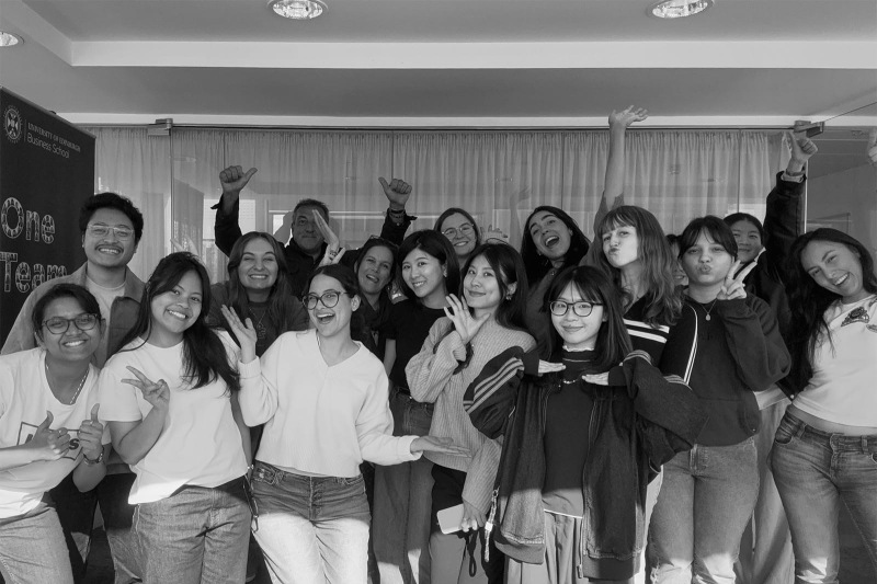 Group photo of MSc Marketing students