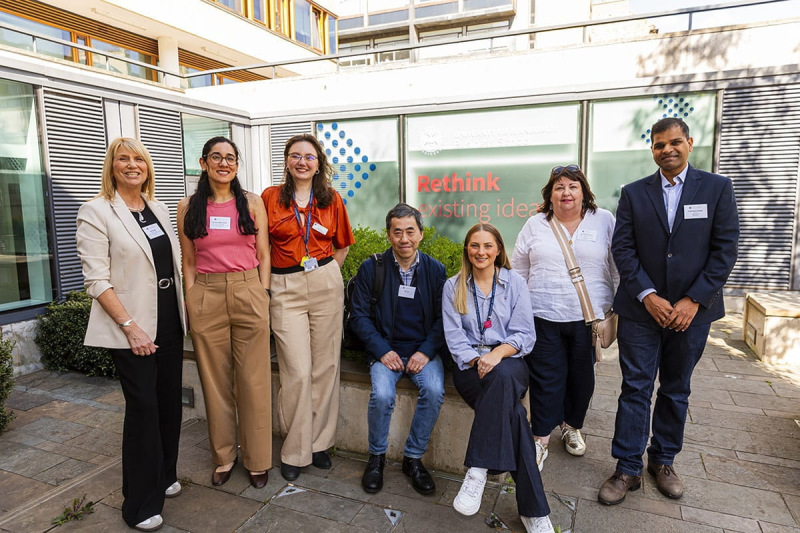 A group of alumni mentors and UEBS staff pictured at Global Alumni Day May 2025. Photo credit: Eoin Carey