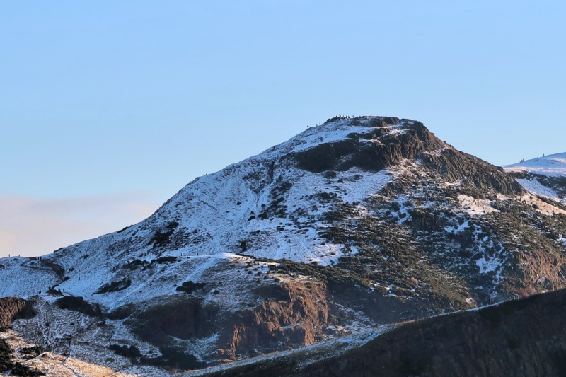 Snow on Arthur's Seat