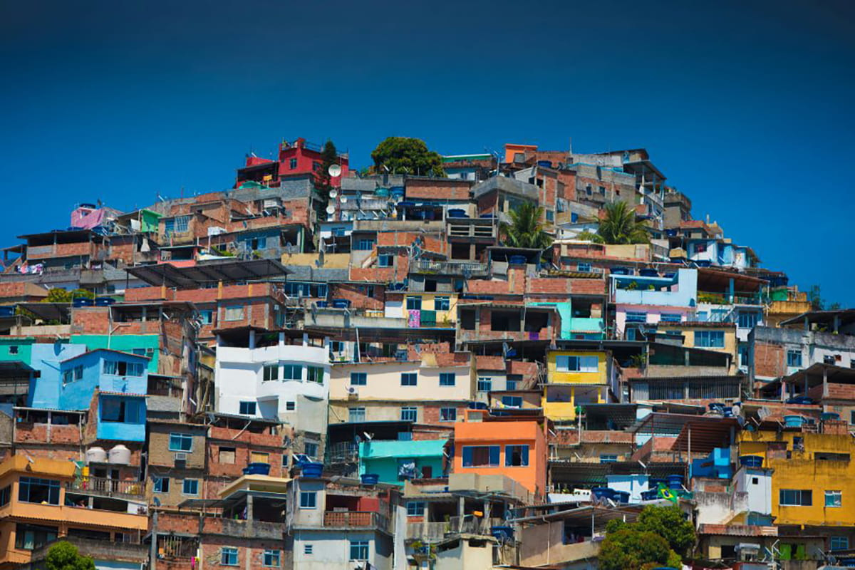 The Rocinha favela in Rio de Janeiro (credit: Wolf Schram)