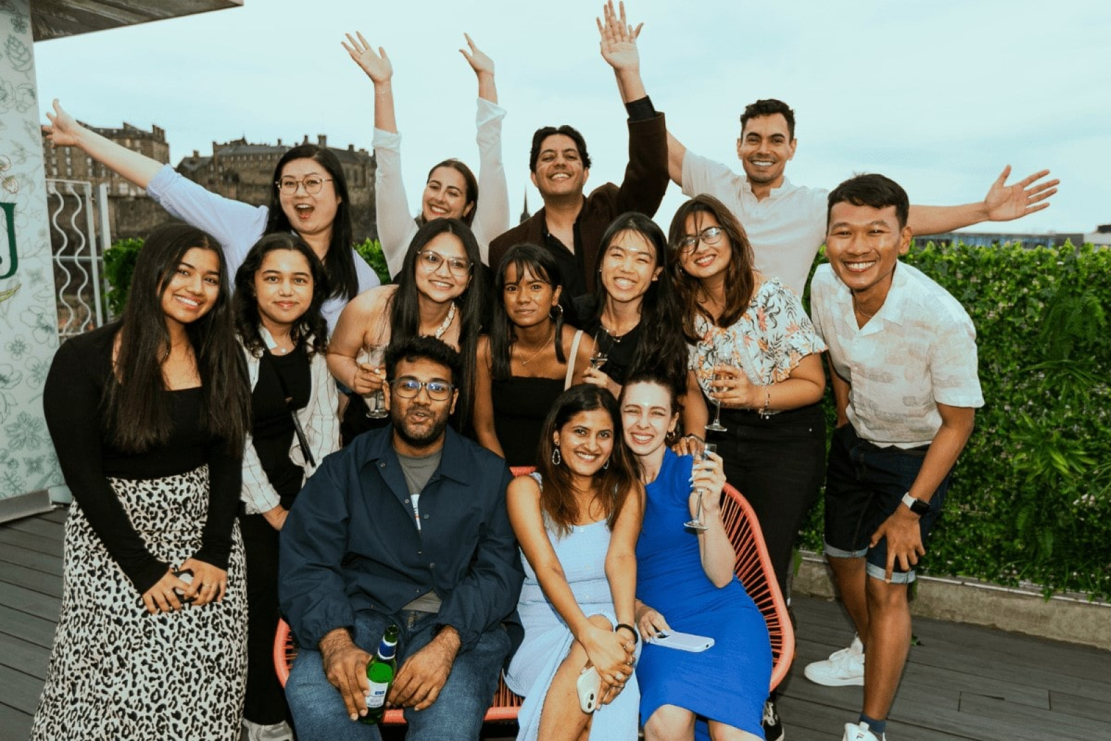 Student Ambassadors pictured at UEBS Summer Party 2023