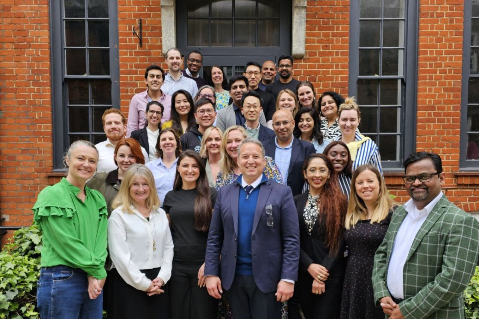 MBA Students and guests pictured at the London Student Trek 2023
