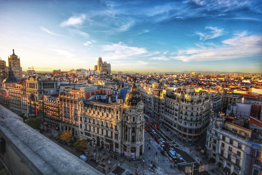 CoVAL Conference 2020 Madrid: View of Madrid Skyline