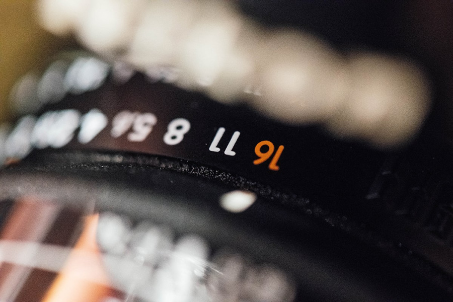 Photograph of a camera's exposure settings